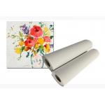 Artist Inkjet Printable Poly Cotton Canvas Roll For Large Format Printer for sale