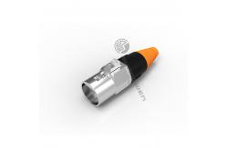 China IP65 IP67 Waterproof Ethernet Chassis Connector Male Metal Button Socket supplier