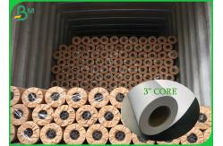 China Uncoated High Whiteness Roll Cutting Plotter Paper For Advantising Material supplier