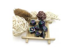 China 12cm Polyhedron Dice Sets Hand Pouring Durable Sturdy 7 Pcs supplier