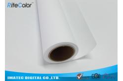 China Waterproof Matte Polyester Solvent Canvas Rolls For Roland / Mimaki / Mutoh Printers supplier