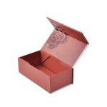 Hot selling design foldable rigid flip package  hook gift box with magnetic for sale