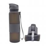 650ML Lightweight Collapsible Silicone Water Bottle for sale