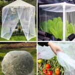 PVC 50 Mesh Fine Garden Netting For Garden Cover 30m-100m/roll