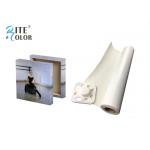 Eco Solvent Matte Polyester Canvas Rolls Removable Self Adhesive 380gsm