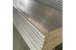 China Dust-Free Workshop Clean Fire Insulation Rock Wool Sandwich Board supplier