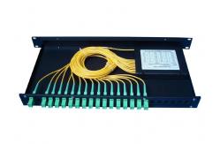 China 1*16 fiber optic cable splitter for Rack Mounted Fiber Terminal Box supplier