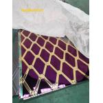 Gold And Purple Diamond Stainless Steel Color Sheet SS304 201 Decoration Cabinet for sale
