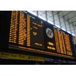 Yaham Electronic Airport Flight Information Screen Installed At Station Entrance for sale