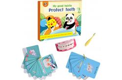 China Interactive Early Childhood Development Toys Tooth Brushing Book Sets For Kids supplier