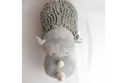 China Customized PP Cotton Stuffed Animal Toys Plush Grey Rhinoceros Plush Doll supplier