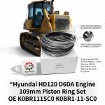 Heavy Duty Truck 109mm D6DA Piston Ring Set Replacement For Hyundai HD120 Engine OE K0BR1-11-SC0 for sale
