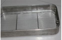China Perforated Surgical Instrument Sterilization Containers Basket / Trays Optional Trocar Storage supplier