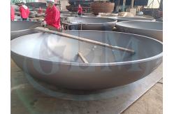 China Cold Forming Elliptical Dish End Diameter 89-10000mm For Sanitary Construction supplier