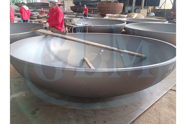 Cold Forming Elliptical Dish End Diameter 89-10000mm For Sanitary Construction