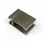 T Shape Casement Champagne Anodized Aluminum Window Profiles