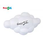 Remote Control 16 Colors LED Inflatable Cloud Lobby Wedding Stage Decorations for sale