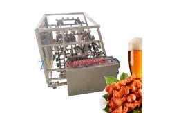 China Adjustable Speed LPG Heating Automatic Mutton Skewers Barbecue Machine supplier