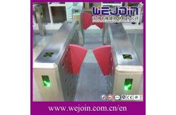 China Security Lane 900mm Card Reader Flap Barrier Gate Swing Gate Turnstile supplier