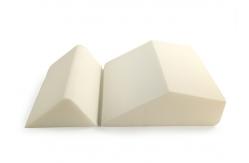 China Sleeping Fold Foam Wedge Pillow Promote Sleep With Printed Cotton Fabric Cover supplier