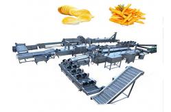 China Industrial Automatic Potato Chips Making Machine Sweet Potato Chips supplier