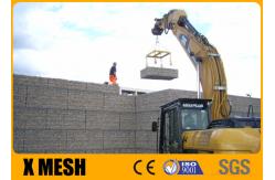 China 6×1×1m Gabion Wire Mesh Galfan Zinc Alloy Coated Gabion Sea Wall supplier