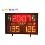 MultiFunction Waterproof IP65 Led Basketball Scoreboard Non Reflective