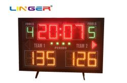 China MultiFunction Waterproof IP65 Led Basketball Scoreboard Non Reflective supplier