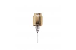 China Crimp Fine Mist Perfume Sprayer Pump With Collar Gold Silver Fea15 supplier