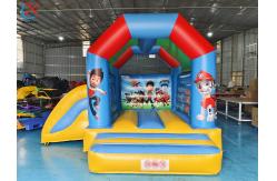 China Customized Inflatable Paw Patrol Jumping Bouncy Castle With Slide Combo For Kids supplier