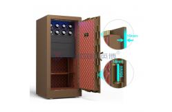 China Double Alarm Solid Steel Jewelry Watch Winder Safes With 7 Open Ways supplier
