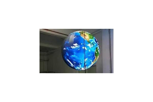 Shopping Mall and Event Round LED Monitor with FCC Certification