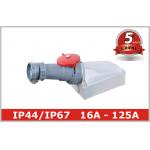 White 3 Phase Industrial Electrical Outlets Adapter 380V - 4150V for sale
