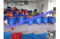 China PVC Inflatable Paintball Bunker BUN51 With Durable Plastic Ground Stakes supplier
