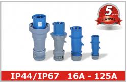 China Impact Resistance 230V Industrial Plugs 32 Amp 3 Phase Socket One phase supplier