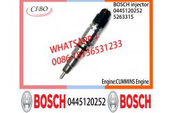 China BOSCH 0445120252 5263312 Neutral Fuel Injector Assembly 0445120252 5263315 For CUMMINS supplier