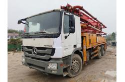 China Mechanical Putzmeister 38 m concrete pump installed on Mercedes chassis direct sales supplier