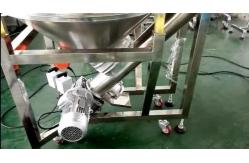 China Auger Filler Standing Bag Powder Packing System With Screw Conveyor supplier