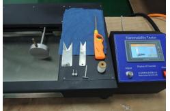 China Touch Screen ISO6941 Vertical Flammability Tester , Fabric Flammability Test Equipment supplier