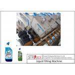 100ml - 1L Automatic Liquid Bottle Filling Machine ,  / Bleach / Acid Filling Machine