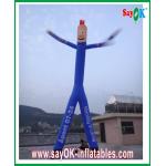 Inflatable Wind Dancer Blue Inflatable Air Dancer Rip-Stop Nylon Cloth With Two Legs for sale