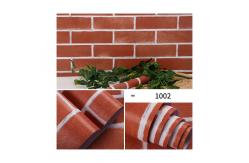 China 3D Brick PVC Self-Adhesive Wallpaper Moisture-Proof brick Pattern Wall Sticker Wallpaper supplier
