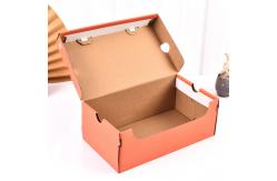China Recyclable Cardboard Shoe Packaging Box , CMYK 6x6x6 Shipping Boxes supplier