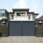 Compound Wall Aluminium Fence Gate Security Electric Lightweight OEM