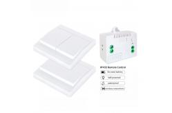China Wireless Self Powered Remote Control Switch Panel Waterproof Wall Light Switch 10A supplier