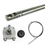316ss Boat Outboard Steering Systems , Hydraulic Steering Kit For 200 Hp Outboard for sale