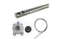 China 316ss Boat Outboard Steering Systems , Hydraulic Steering Kit For 200 Hp Outboard supplier