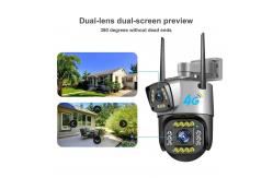China 4G PTZ WIFI Security Ip Camera Outdoor Dual Lens Network supplier
