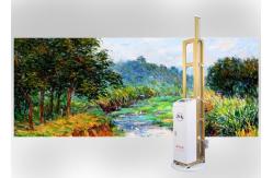 China 2880dpi Direct To Wall Printer Picture Painting Robot With Micro Piezo Printhead supplier