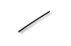 China Pin Header Connector  1.27mm  Pitch  single row 1*40pin dislocation dip supplier